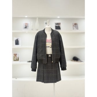 듀엘 [여주점] 여성 체크 집업 자켓 (L261PSJ002)