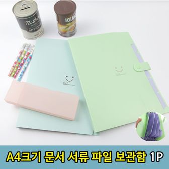  문구용품 심플 A4용지 문서 계약서 서류 보관 파일함1P 사무실비품