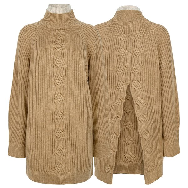 [부산점] 25FW 카멜 알카자르 울 스웨터 2521366202 ALCAZAR 020