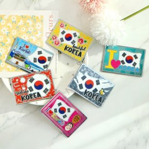 (6종) 태극기 한국 기념 자석세트 외국인선물