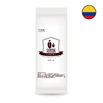 커피필그림스 [직수입 생두를 신선한 국내로스팅]커피필그림스 갓볶은 원두커피 콜롬비아 슈프리모 1kg