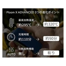 Ploom X ADVANCED 플룸엑스 어드밴스드 스타터 키트 블랙 본체