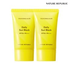 (공식몰) [네이처리퍼블릭] [1+1] 캘리포니아 알로에 데일리 선블럭 SPF50+ PA++++