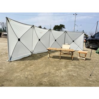 캠프밸리 윈드스크린쉘터 캠핑 바람막이 캠핑용품 1인용쉘터 낚시텐트변신