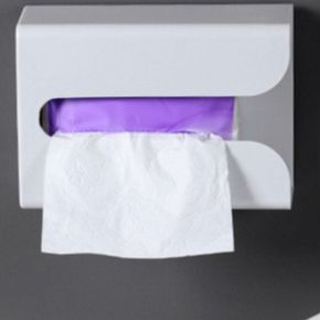 벽부착 휴지 케이스 미니 냅킨 디스펜서 흰색 소 /휴지케이스/인테리어휴지커버/티슈케이스/화장지케이스/