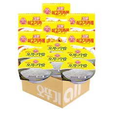 오뚜기3분 쇠고기카레 200g 6입+오뚜기밥 210g 6입