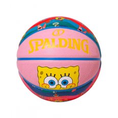 SPALDING (스폴딩) 스폰지 밥 캐릭터 러버 5호구 85-043J 농구 농구 외용 콜라보레이션