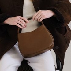 Curly tote bag Brandy brown