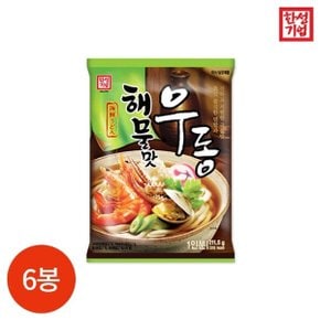 한성기업 해물맛 우동 (2인분) 423g x 6봉