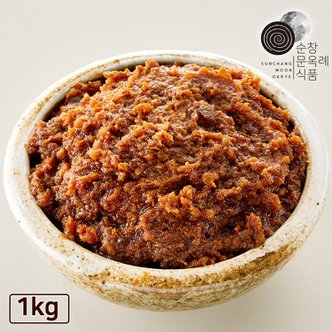 순창 문옥례 식품 순창문옥례식품 우리콩 전통 쌈장 1kg  밀폐용기