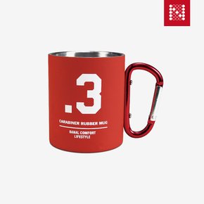 카라비너 루버 머그컵300ml 928 레드 휴대용 캠핑 용품