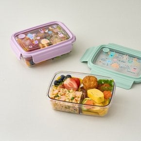 [본사] 투고 3칸 나눔 트라이탄 도시락 750ml (LCB501)