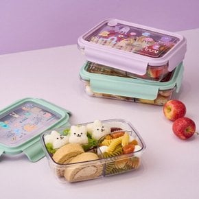 [본사] 투고 3칸 나눔 트라이탄 도시락 750ml (LCB501)