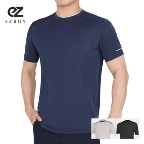 러닝온 남성 아이스 스포츠 반팔 라운드 티셔츠(KP21LT045M)