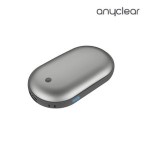 휴대용 손난로 보조배터리 양면 5000mAh HOT3 충전식 핫팩 티타늄파우치 증정