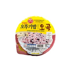 오뚜기 맛있는 즉석밥 오곡밥 210g 24입