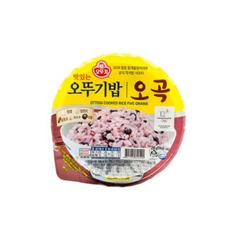  오뚜기 맛있는 즉석밥 오곡밥 210g 24입