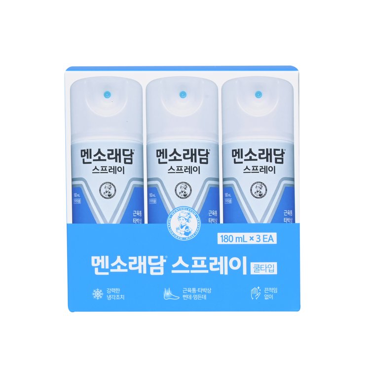 멘소래담 쿨 스프레이 180Ml*3, 믿고 사는 즐거움 Ssg.Com