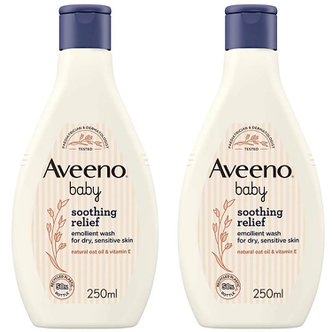  아비노 베이비 수딩 릴리프 워시 Aveeno Baby Soothing Relief Emollient Wash 250ml 2개