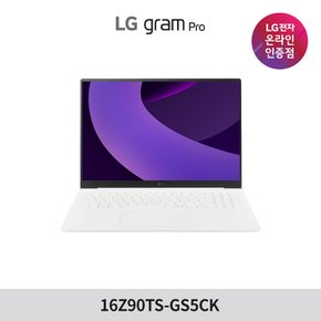 그램 프로 16Z90TS-GS5CK 루나레이크 램16GB SSD256 윈도우11 포함 노트북 2025