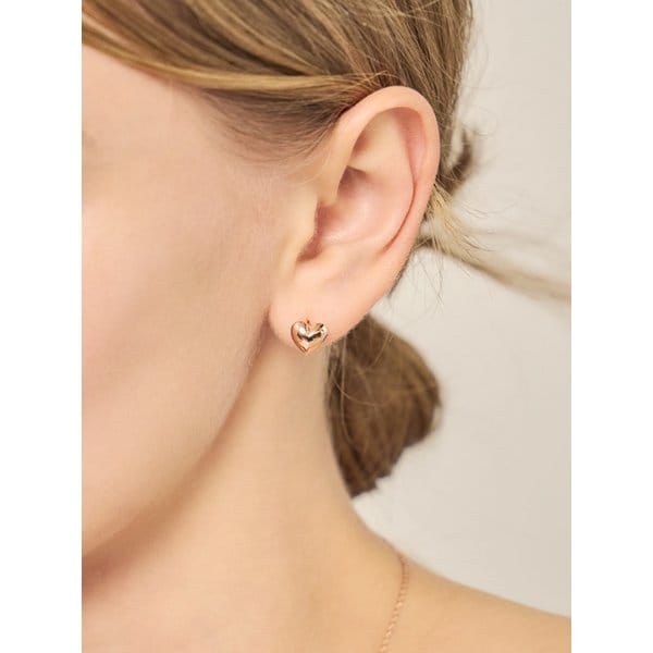 14K GF 싱글 하트 귀걸이 C24EGF168