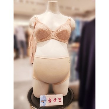 마더피아 [와코루 마더피아]  임신 전후  임부 수유보정 브라+ 팬티  / RBR6120+RPT1901 스킨