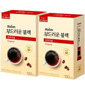 맥심 부드러운 블랙 오리지날 100T x2개