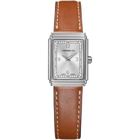 프랑스 미쉘에블랑 여자 시계 1798151 Montre Femme Herbelin Art Deco Cuir Gold Strap.