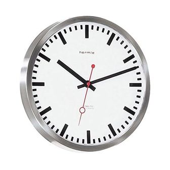  독일 헤믈레 벽시계 Modern Wall Clock with RadioControlled clock BatteryOperated Hermle Gra