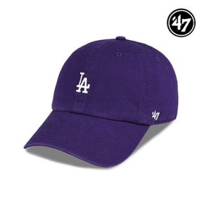47브랜드 LA 다저스 스몰 로고 MLB 엠엘비 볼캡 야구 모자 퍼플 B-BSRN...
