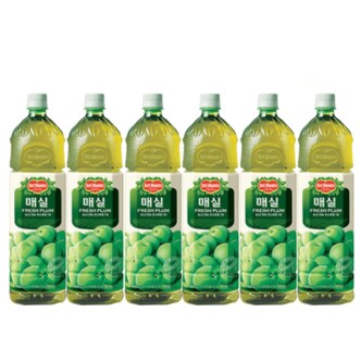 텐바이텐 델몬트 매실음료 매실 주스 1.5L x 6pet/과즙주스/주스/음료/과채음