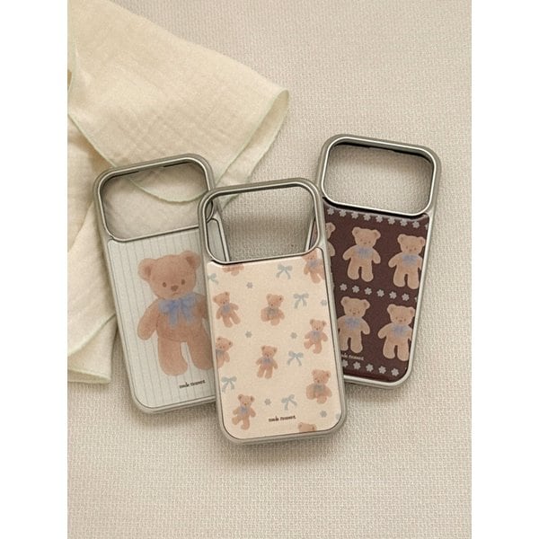 cocoa teddy 디자인 [실버 에폭시 범퍼케이스]