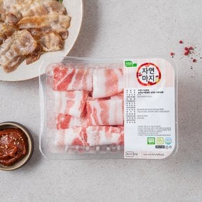 [무항생제 1등급 한돈]자연마지 무항생제 삼겹살 대패(냉동) 500g