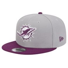 [해외] 1077705 NFL [마이애미 돌핀스] TwoTone Color Pack 9FIFTY Hat Gray/Purple