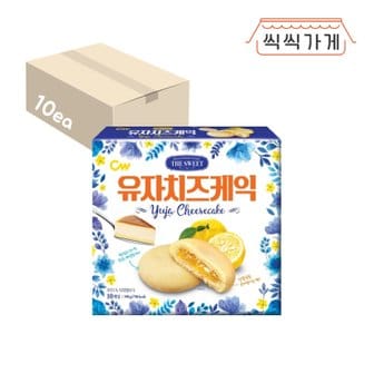 씩씩가게 유자치즈케익 190g x 10ea 한박스