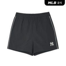 [코리아공식]여성 스포티브 바시티 3부 우븐 반바지 NY (Black)