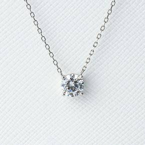 5부 다이아 목걸이 천연 GIA 선 샤인 4프롱 선물 결혼 프로포즈 14K 18K