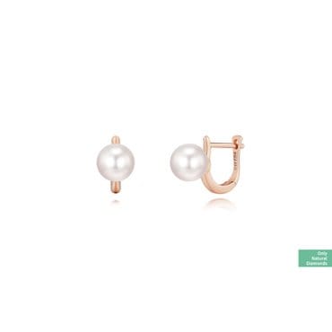 엠디루사 Pearl Hoop 진주 후프 귀걸이 (EBAM000)