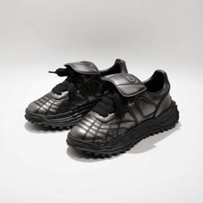 26SS 스캇 OG 솔 빈티지 레더 이펙트 로우탑 스니커즈 (A16FW710 BlACKBlACK) 4