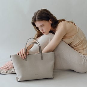 Haze tote bag Cotton Sand gray