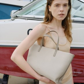 Haze tote bag Cotton Sand gray