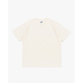 비캔버스 18수 반팔 라운드 아이보리