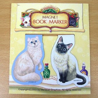 러브하우스 [마리캣]Mariecat 마그넷 북마커 (Magnet Bookmarker)