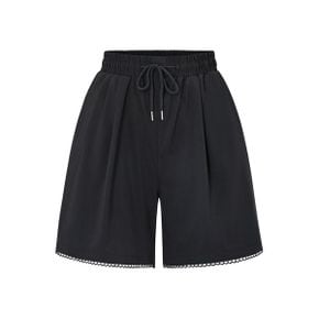 베이직 심플 레이스 밴딩 숏 팬츠  WIDBPT004 _P423233362