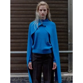 RACCOON MOCK NECK PULLOVER_BLUE