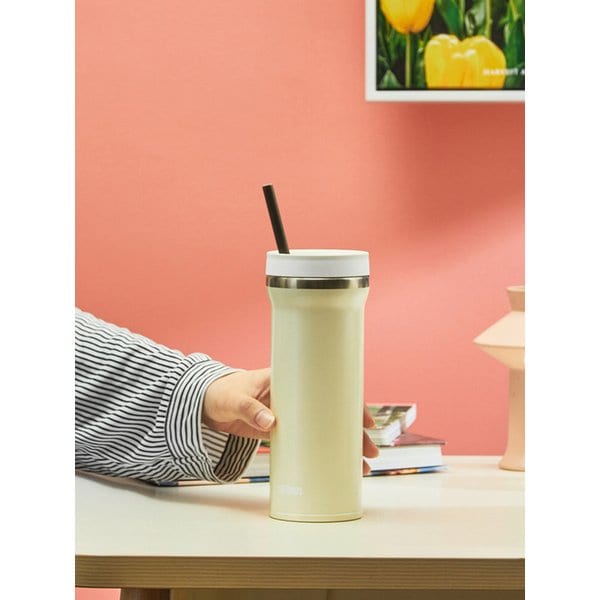 보냉 트위스트 컵앤 빨대 텀블러 TKHB-480K (480ml) 식기세척기 사용