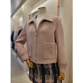[여주점] 여성 알파카 울 블렌드 스탠 카라 집업 크롭 자켓 (ITOAWJK710A)
