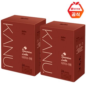 동서 맥심 카누 티라미수 라떼 24T x 2개+텀블러/머그랜덤(ID당1개)