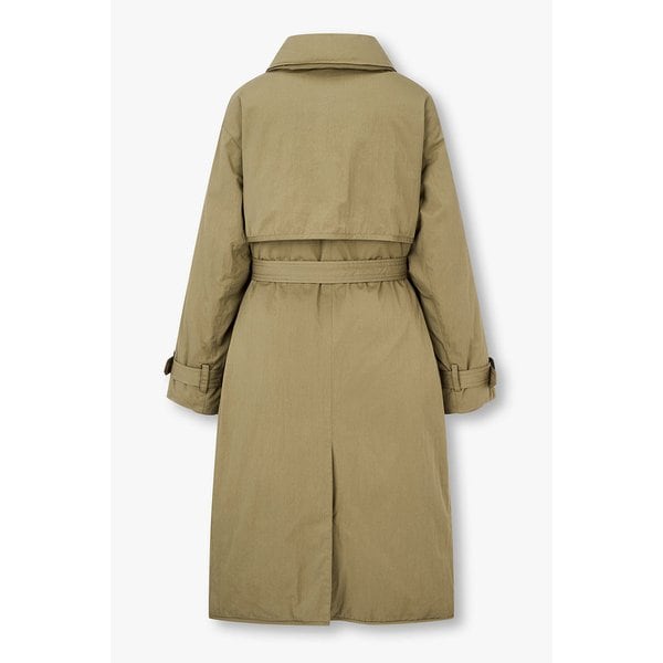 코튼 블렌드 구스다운 롱 코트 7125417513137