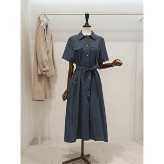 ZOOC [파주점] 쥬크 주크 플랩디테일 벨티드 셔츠원피스 V262MSE941